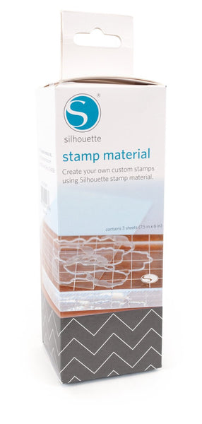 Silhouette Stamp Material/ قطعة لعمل الستامب لجهاز السيلويت