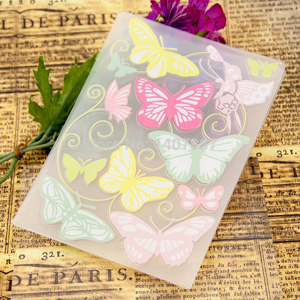 Butterfly Diy Scrapbooking Plastic Embossing Folders