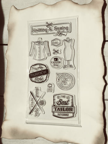 Stamp / knitting & Sewing